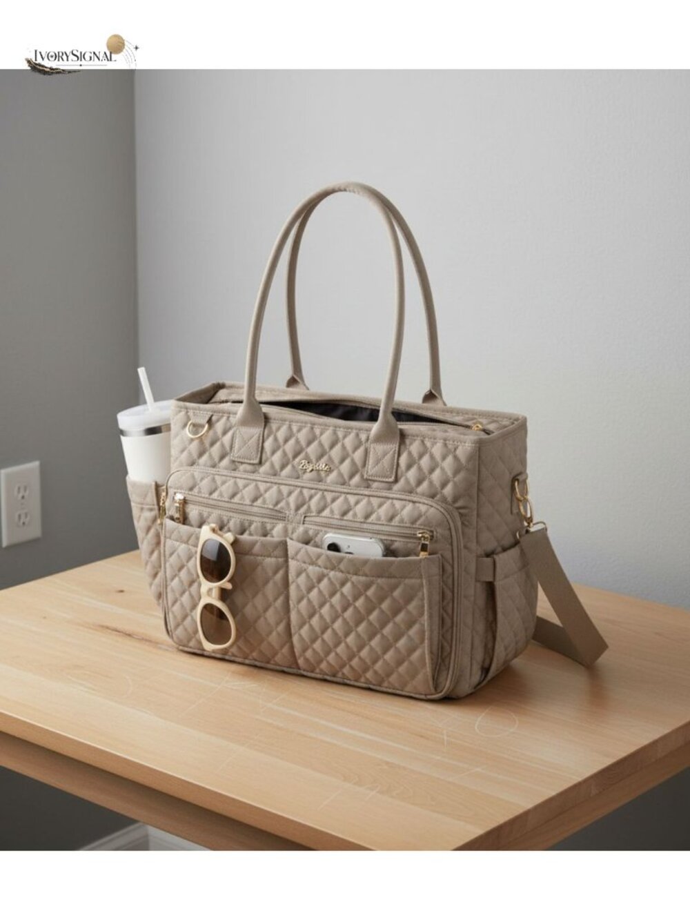 Laptop Tote Bag for Women 15.6" Teacher Work Bag 33 Pockets Crossbody